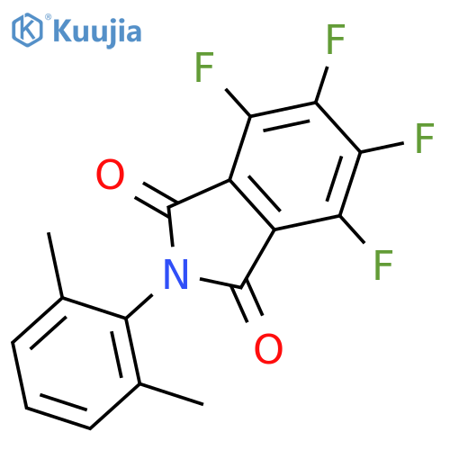 1H-Isoindole-1,3(2H)-dione, 2-(2,6-dimethylphenyl)-4,5,6,7-tetrafluoro- structure