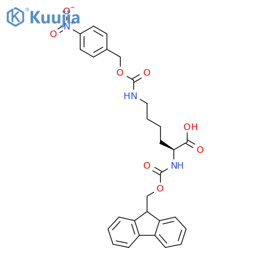 Fmoc-L-Lys(pNZ)-OH structure