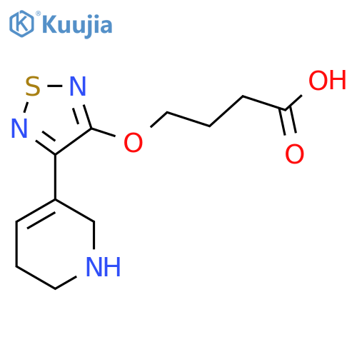 4-4-(1,2,5,6-Tetrahydro-3-pyridinyl)-1,2,5-thiadiazol-3-yloxy-butanoic Acid structure