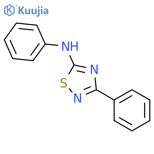 N,3-diphenyl-1,2,4-thiadiazol-5-amine structure