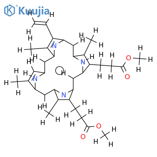 Di-Me ester-Pemptoporphyrin structure