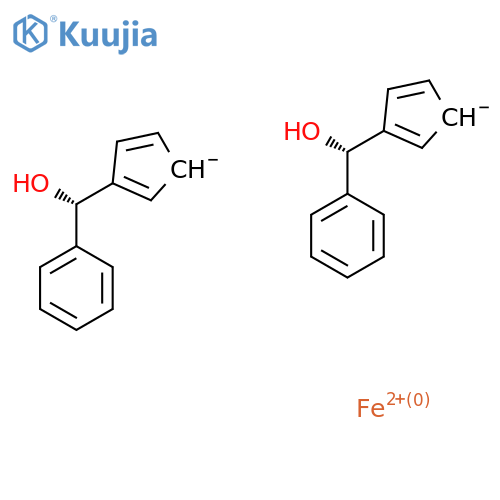 (R)-Cyclopenta-1,4-dien-1-yl(phenyl)methanol;iron(2+) structure