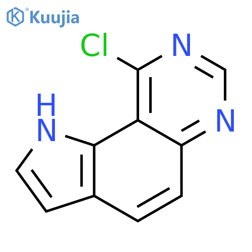 1H-Pyrrolo[2,3-f]quinazoline, 9-chloro- structure