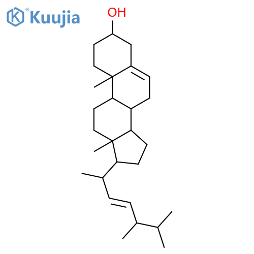 Ergosta-5,22-dien-3-ol,(3b,22E,24S)- structure