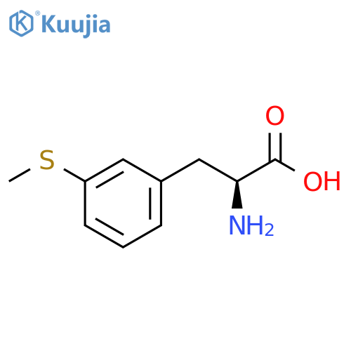 2-amino-3-3-(methylsulfanyl)phenylpropanoic acid structure