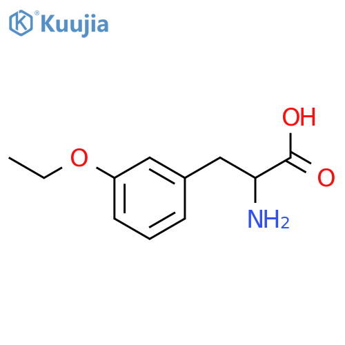 2-Amino-3-(3-ethoxyphenyl)propanoic acid structure