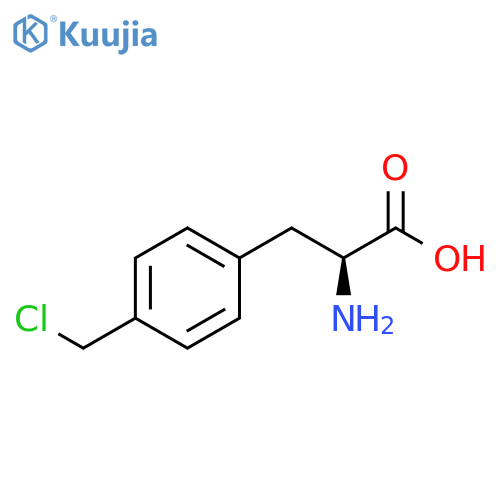 (S)-2-amino-3-(4-(chloromethyl)phenyl)propanoic acid structure