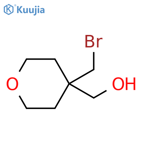 2H-Pyran-4-methanol, 4-(bromomethyl)tetrahydro- structure