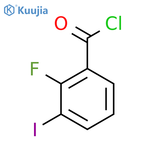 2-Fluoro-3-iodobenzoyl chloride structure
