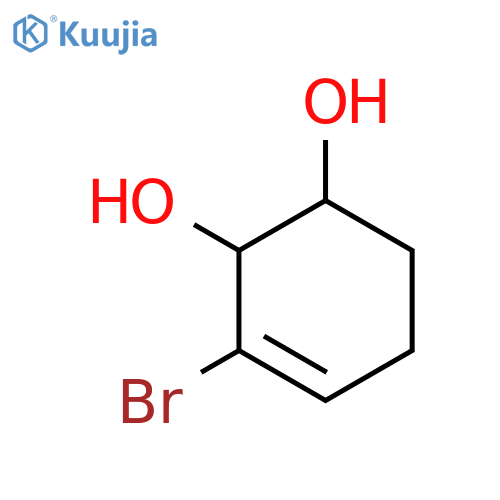 3-Cyclohexene-1,2-diol, 3-bromo-, (1S,2S)- structure
