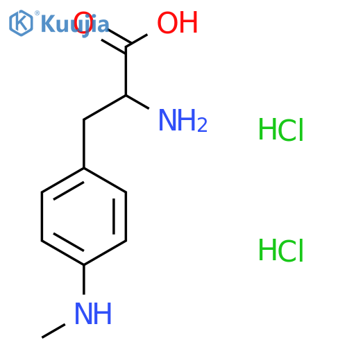 2-Amino-3-[4-(methylamino)phenyl]propanoic acid dihydrochloride structure