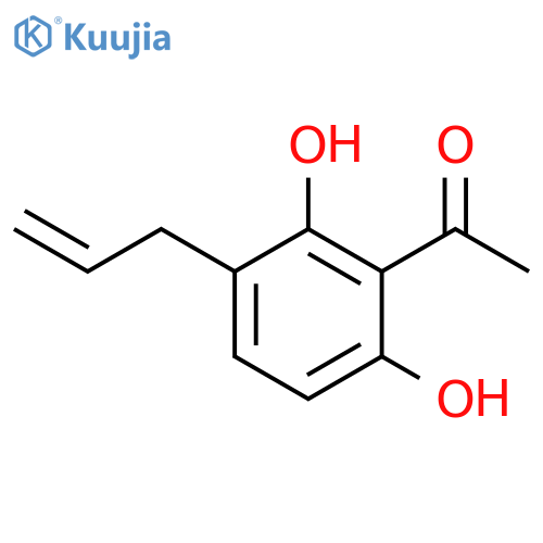 Ethanone,1-[2,6-dihydroxy-3-(2-propen-1-yl)phenyl]- structure
