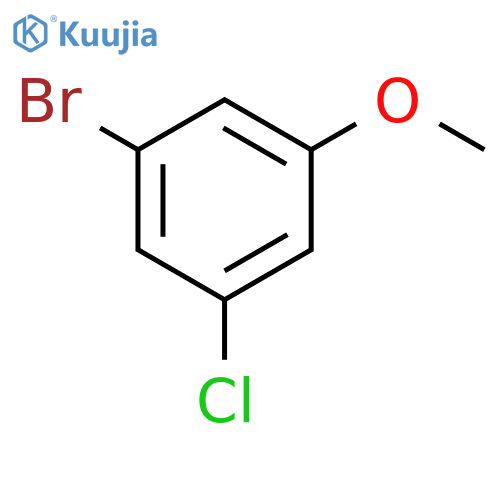 1-Bromo-3-chloro-5-methoxybenzene structure