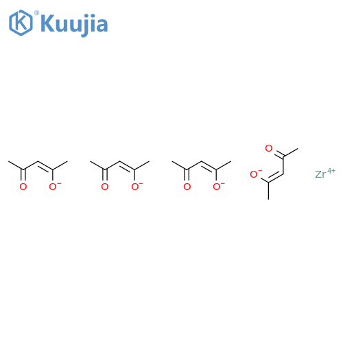 Tetrakis(2,4-pentanedionato)zirconium(IV) structure