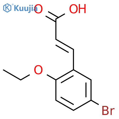 (2E)-3-(5-Bromo-2-ethoxyphenyl)acrylic Acid structure