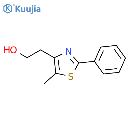 2-(5-Methyl-2-phenylthiazol-4-yl)ethanol structure