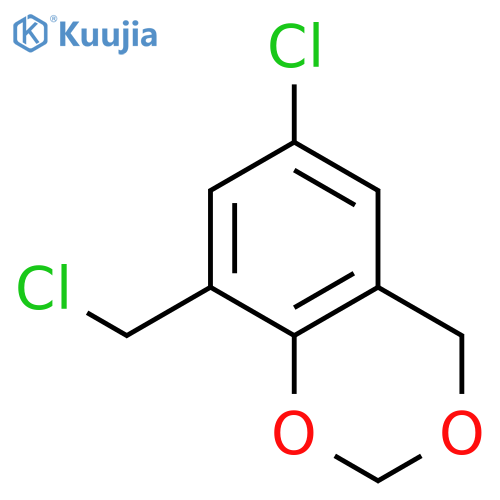 6-Chloro-8-(chloromethyl)-4H-1,3-benzodioxine structure