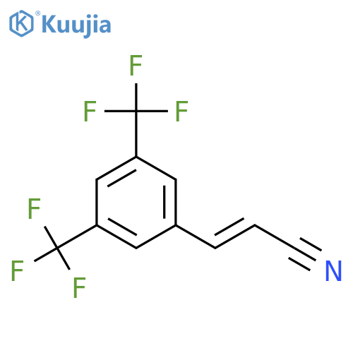 3-(3,5-Bis(trifluoromethyl)phenyl)acrylonitrile structure