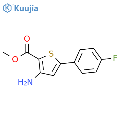 Methyl 3-amino-5-(4-fluorophenyl)thiophene-2-carboxylate structure