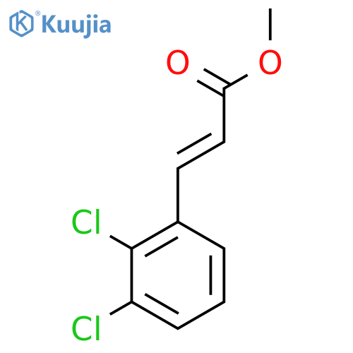 methyl (2E)-3-(2,3-dichlorophenyl)prop-2-enoate structure