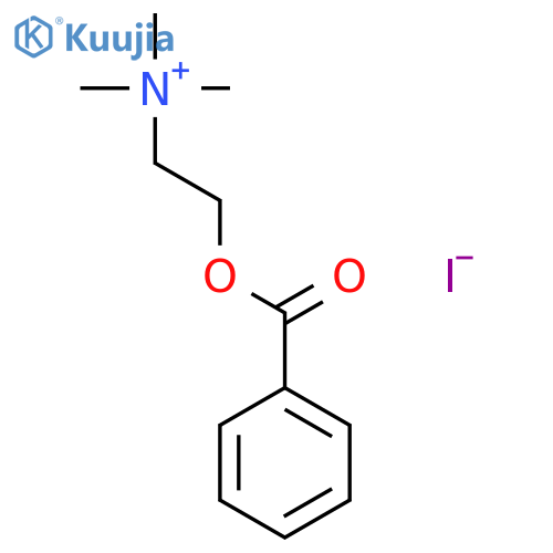 Benzoylcholine iodide structure