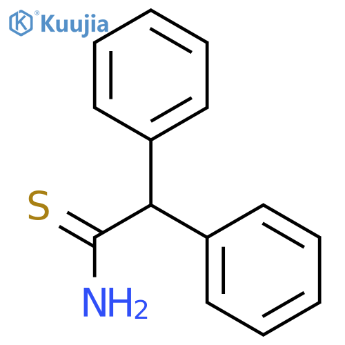 2,2-diphenylethanethioamide structure