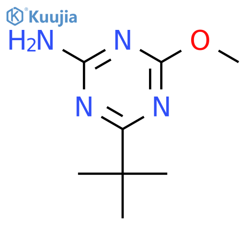 4-tert-Butyl-6-methoxy-1,3,5-triazin-2-amine structure
