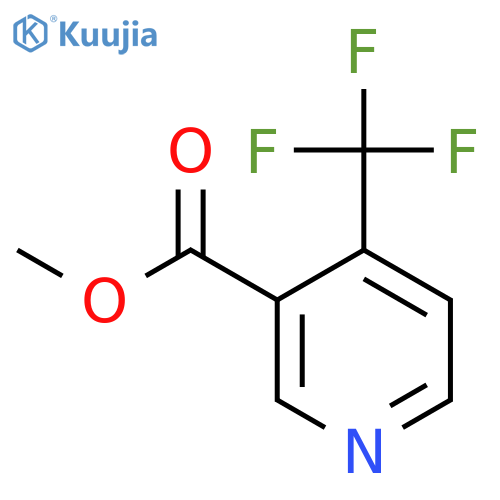 methyl 4-(trifluoromethyl)pyridine-3-carboxylate structure