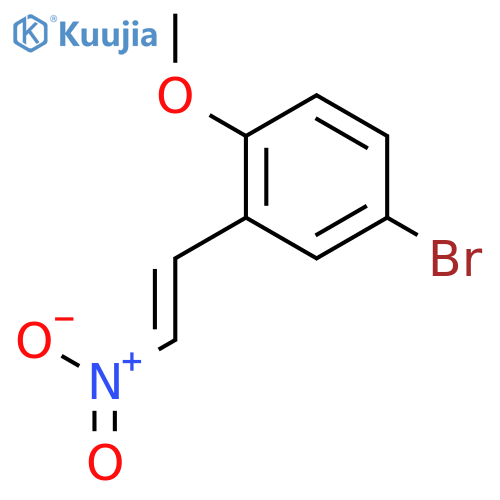 4-bromo-1-methoxy-2-(2-nitrovinyl)benzene structure