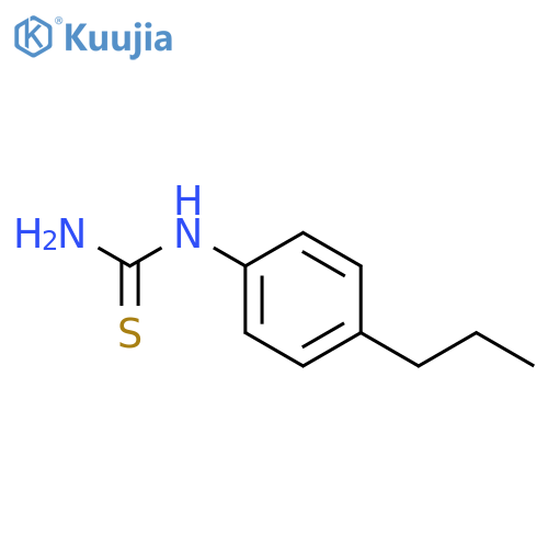 (4-propylphenyl)thiourea structure