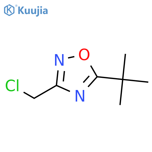 5-tert-Butyl-3-(chloromethyl)-1,2,4-oxadiazole structure