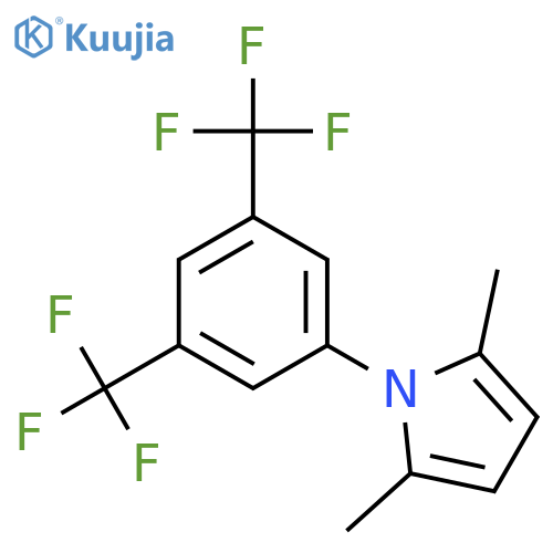 1-(3,5-Bis(trifluoromethyl)phenyl)-2,5-dimethyl-1H-pyrrole structure