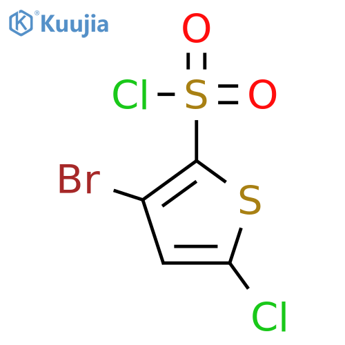 3-Bromo-5-chlorothiophene-2-sulfonyl Chloride structure