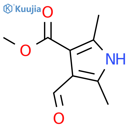 Methyl 4-formyl-2,5-dimethyl-1H-pyrrole-3-carboxylate structure
