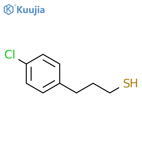 3-(4-chlorophenyl)propane-1-thiol structure