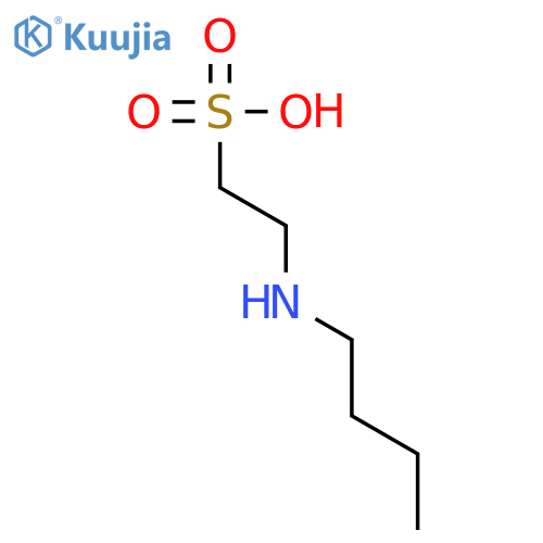 2-(butylamino)ethanesulphonic acid structure