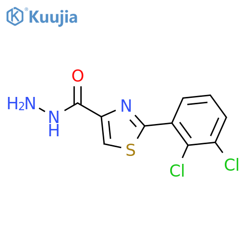 2-(2,3-Dichlorophenyl)-1,3-thiazole-4-carbohydrazide structure