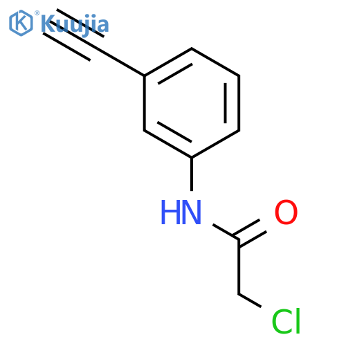 N1-(3-Ethynylphenyl)-2-chloroacetamide structure