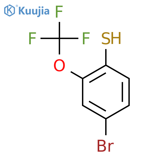 4-Bromo-2-(trifluoromethoxy)thiophenol structure