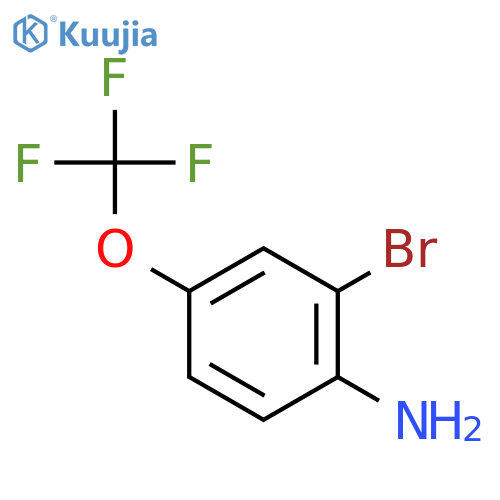 2-Bromo-4-(trifluoromethoxy)aniline structure