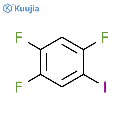 1,2,4-Trifluoro-5-iodobenzene structure