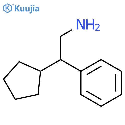 (2-cyclopentyl-2-phenylethyl)amine hydrobromide structure