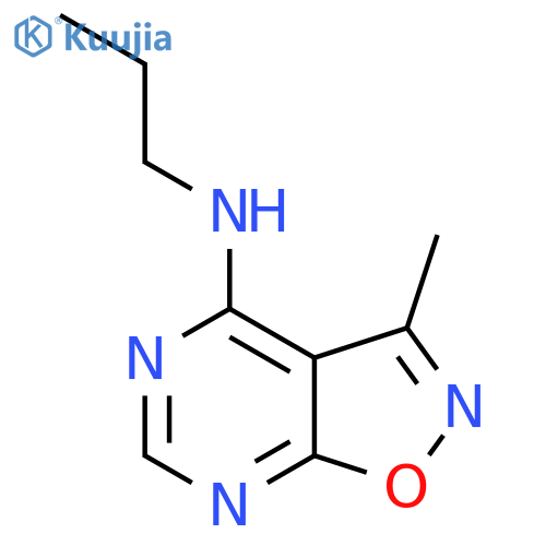 3-methyl-N-propyl-[1,2]oxazolo[5,4-d]pyrimidin-4-amine structure