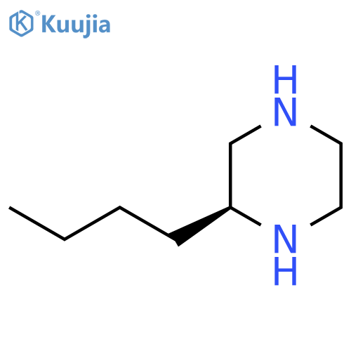 Piperazine, 2-butyl-, (2S)- structure