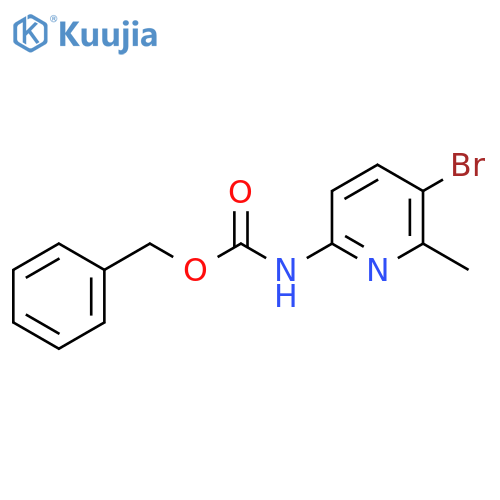 Benzyl N-(5-bromo-6-methylpyridin-2-YL)carbamate structure