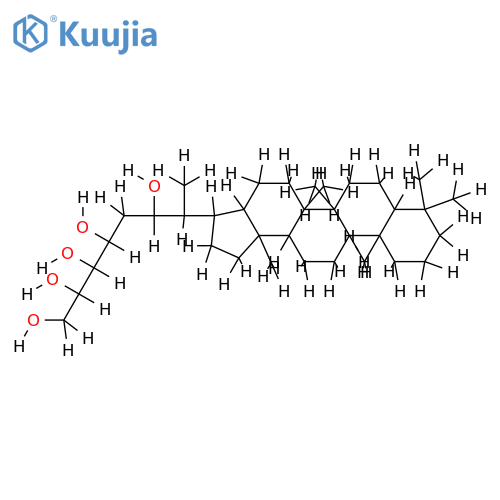 (22xi,19R,32R,33R,34R)-form-29-(2,3,4-Tetrahydroxypentyl)29-hopanol structure