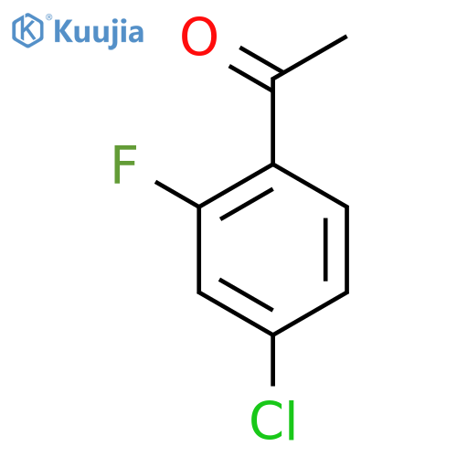 1-(4-chloro-2-fluorophenyl)ethan-1-one structure
