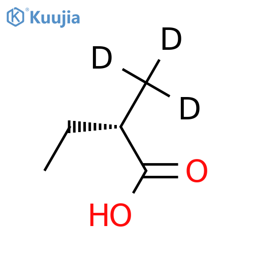 (S)-(+)-2-Methylbutyric Acid-d3 structure