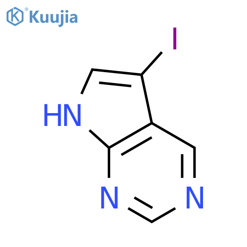 5-Iodo-7H-pyrrolo[2,3-d]pyrimidine structure