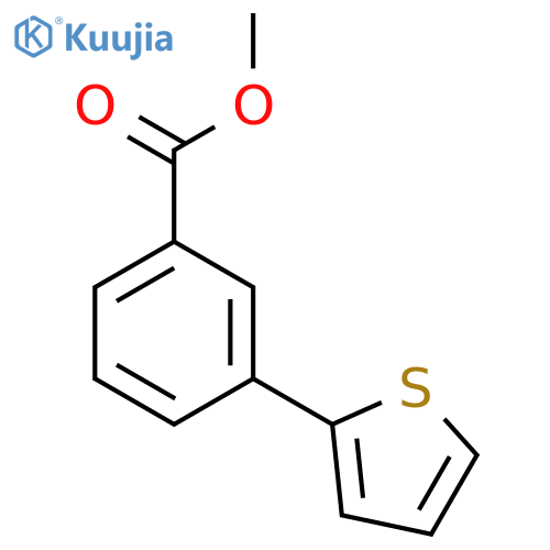 Methyl 3-(2-thienyl)benzoate structure